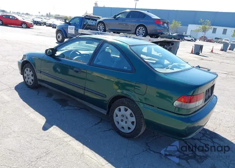2000 Honda Civic Dx from USA, damaged, VIN 1HGEJ6225YL087720